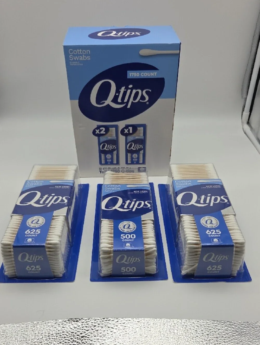 Q-tips Cotton Swabs Bulk Pack 1750 Count